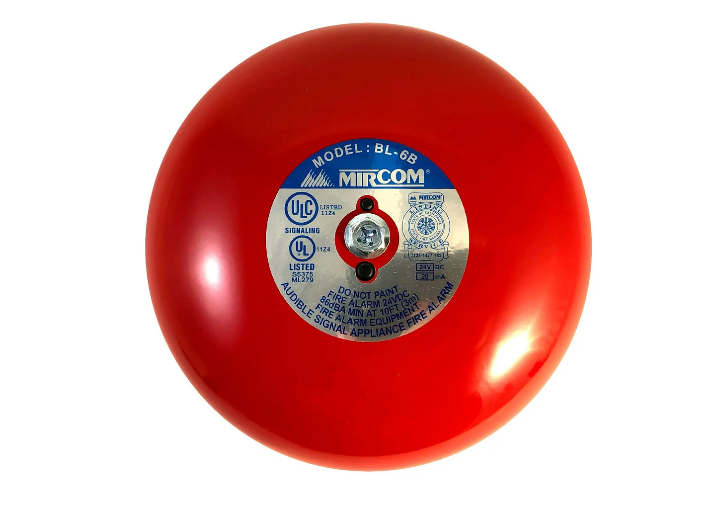 6" Fire Alarm Bell